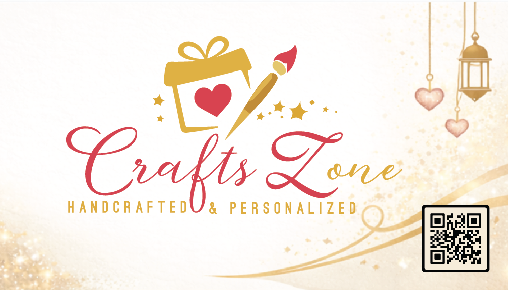 Crafts Zone business card front